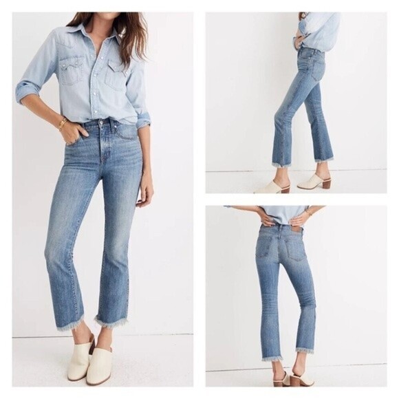 MADEWELL‎ Cali Demi-Boot Jeans in Comfort Stretch 23 - Picture 1 of 10